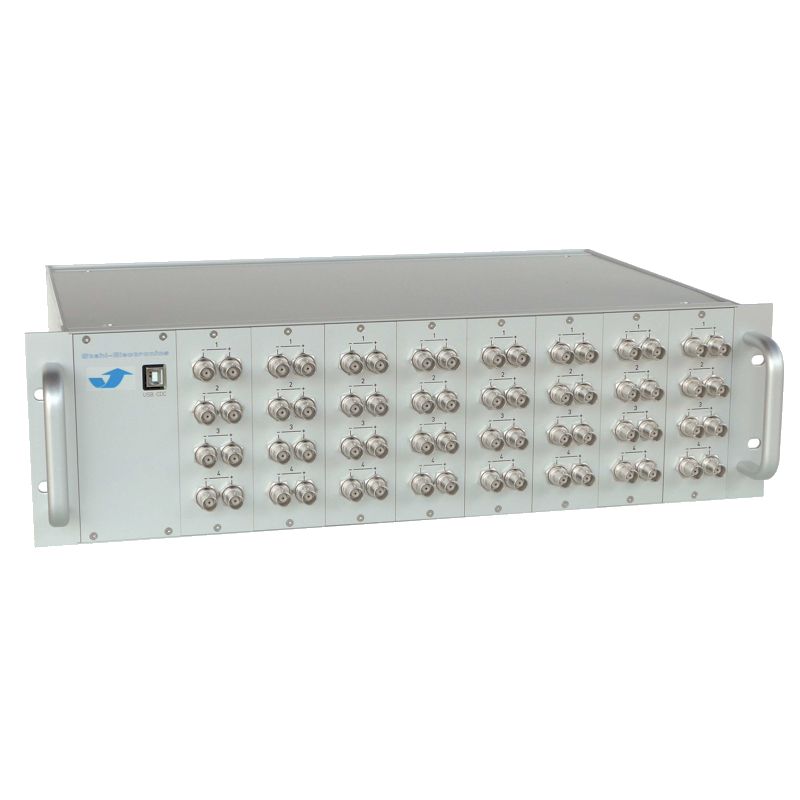 MS series: 32 channels modular system, ultra-stable current source